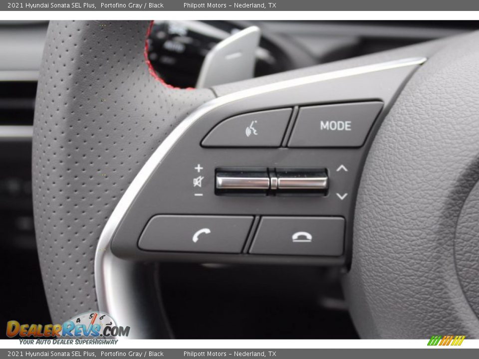 2021 Hyundai Sonata SEL Plus Portofino Gray / Black Photo #11