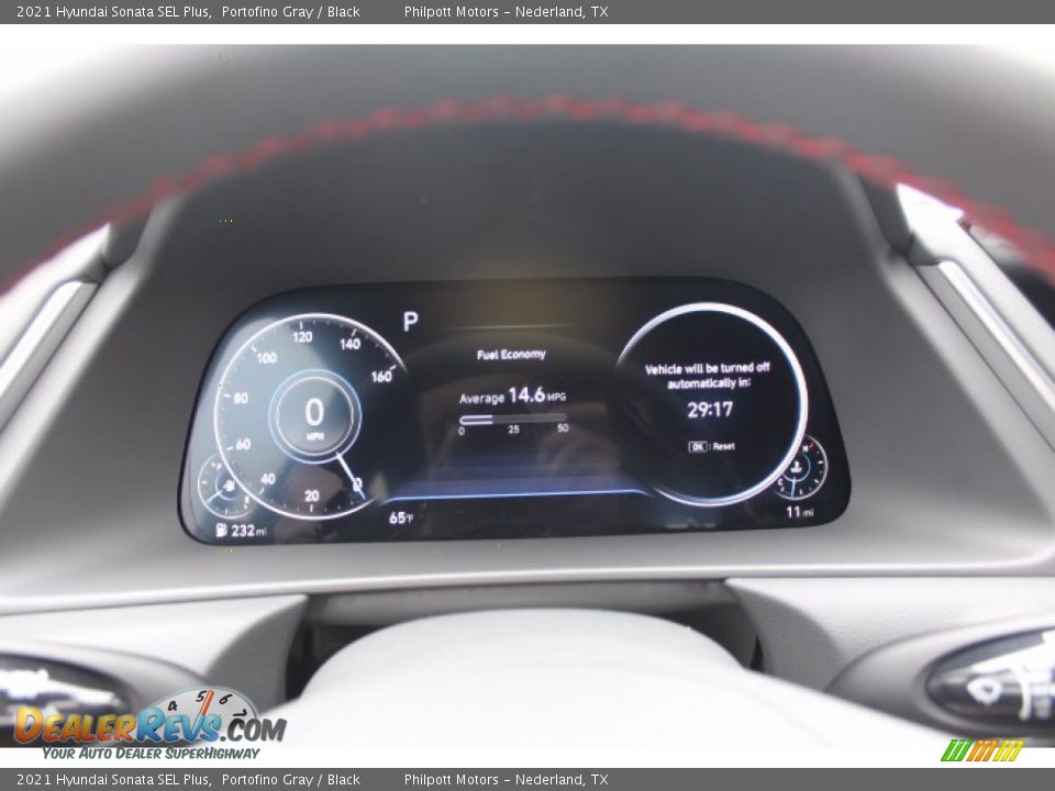 2021 Hyundai Sonata SEL Plus Portofino Gray / Black Photo #13