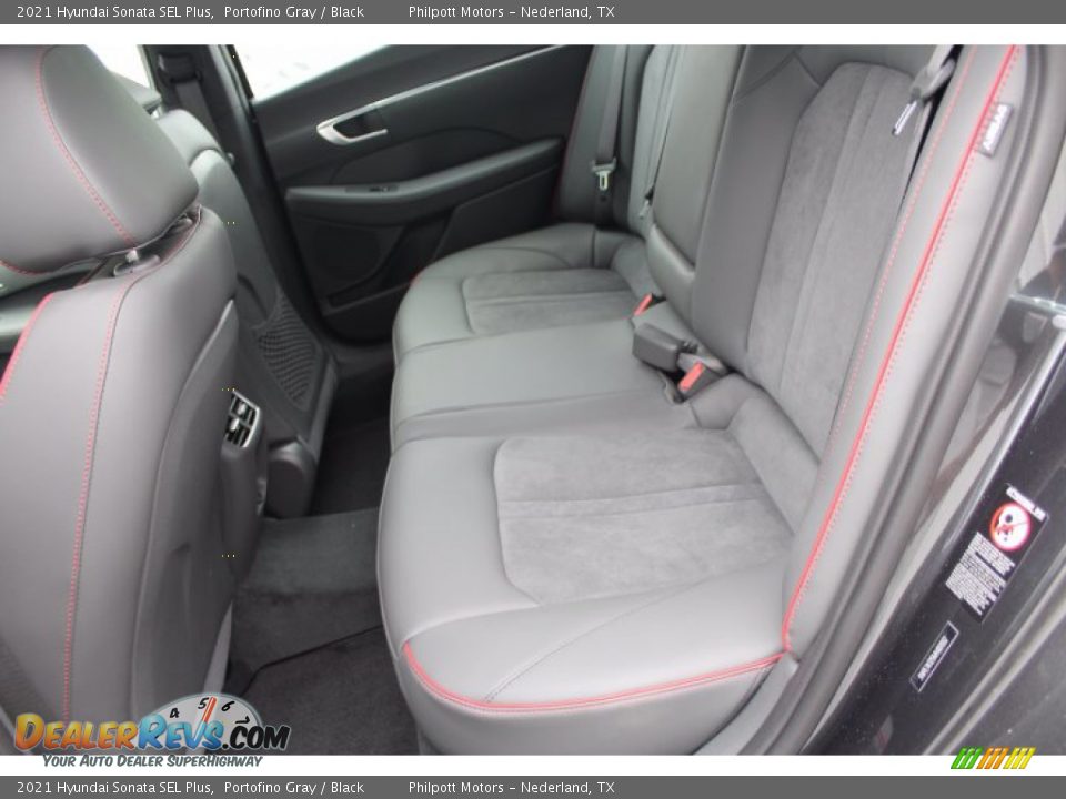 2021 Hyundai Sonata SEL Plus Portofino Gray / Black Photo #20