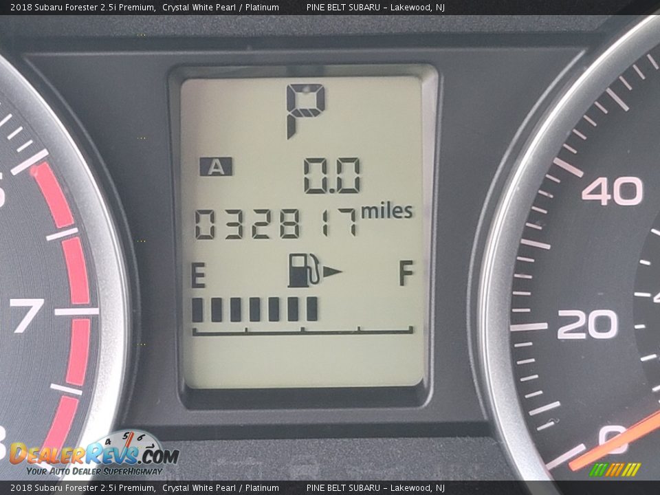 2018 Subaru Forester 2.5i Premium Crystal White Pearl / Platinum Photo #3