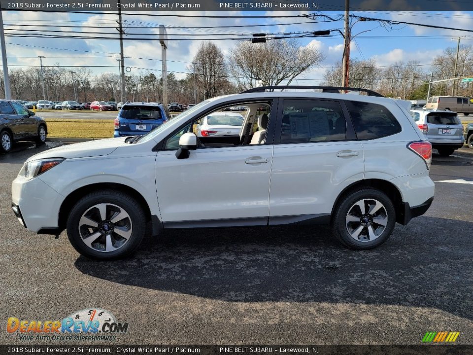 2018 Subaru Forester 2.5i Premium Crystal White Pearl / Platinum Photo #13