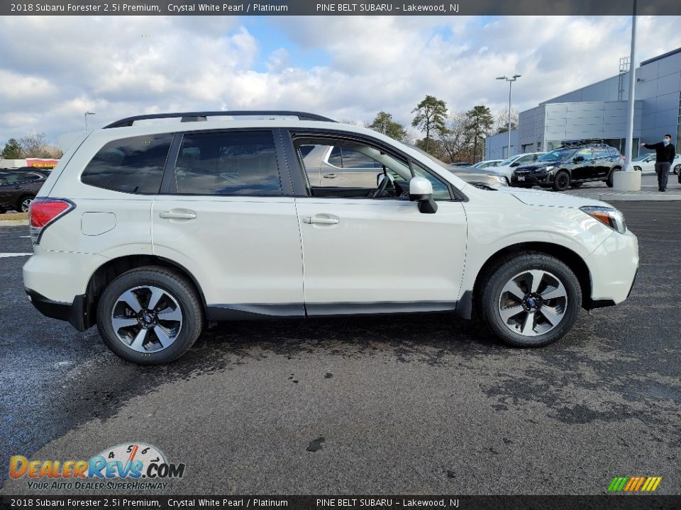 2018 Subaru Forester 2.5i Premium Crystal White Pearl / Platinum Photo #18