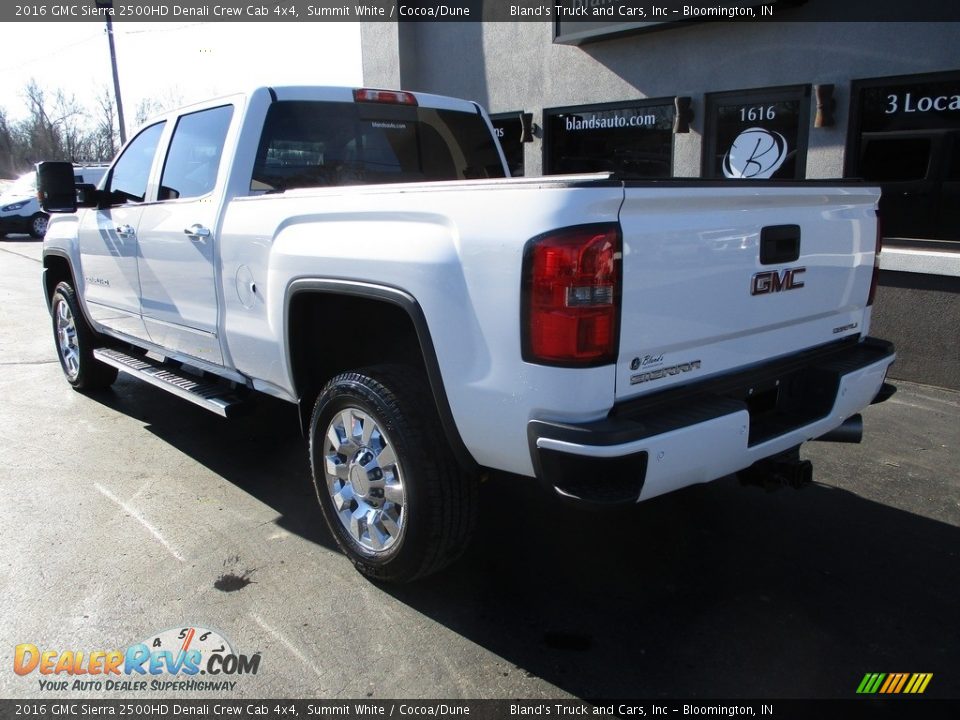 2016 GMC Sierra 2500HD Denali Crew Cab 4x4 Summit White / Cocoa/Dune Photo #3