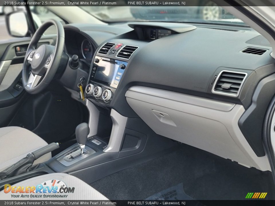 2018 Subaru Forester 2.5i Premium Crystal White Pearl / Platinum Photo #21