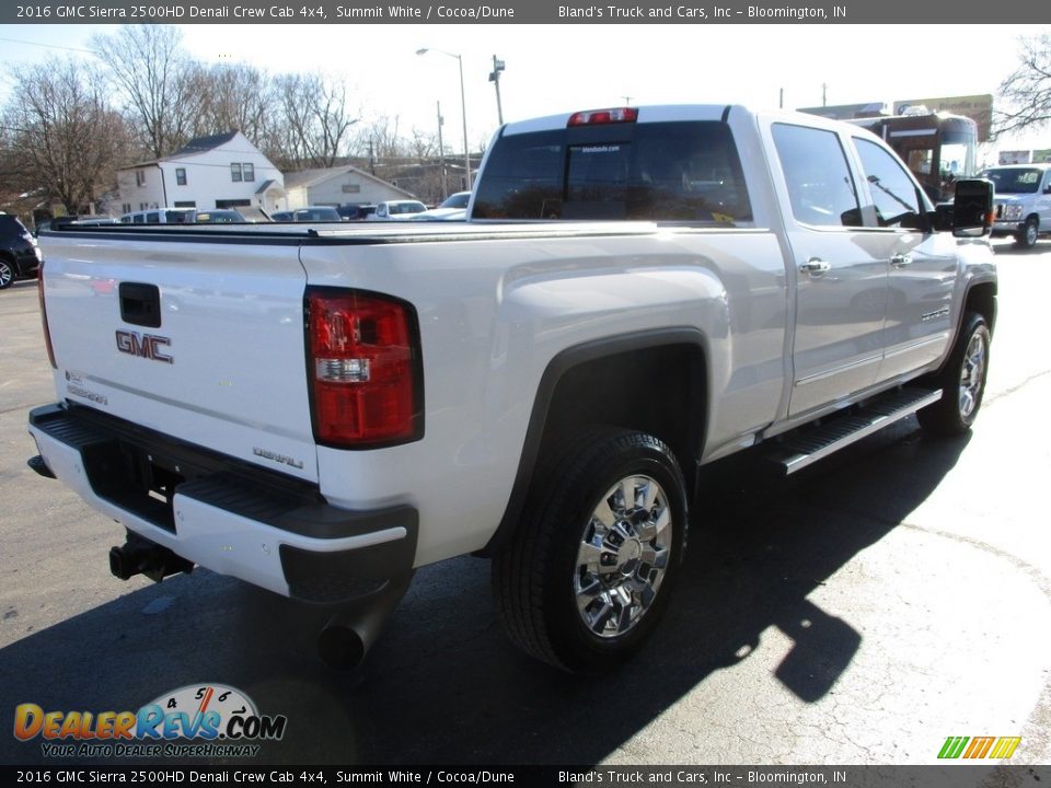 2016 GMC Sierra 2500HD Denali Crew Cab 4x4 Summit White / Cocoa/Dune Photo #4