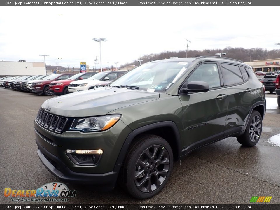 2021 Jeep Compass 80th Special Edition 4x4 Olive Green Pearl / Black Photo #1