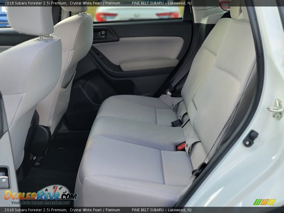 2018 Subaru Forester 2.5i Premium Crystal White Pearl / Platinum Photo #27