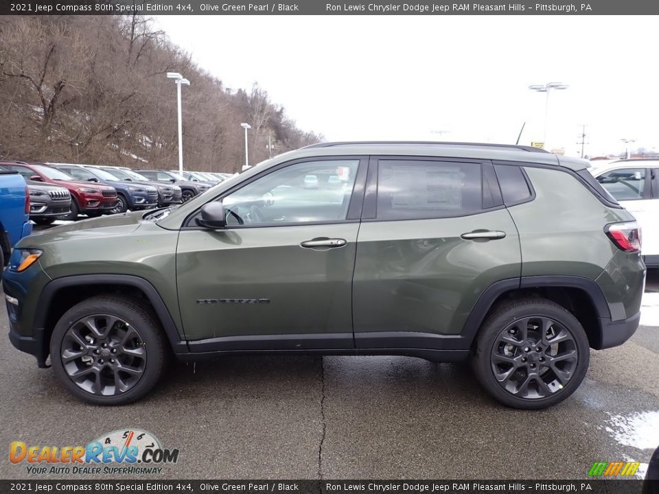 2021 Jeep Compass 80th Special Edition 4x4 Olive Green Pearl / Black Photo #3