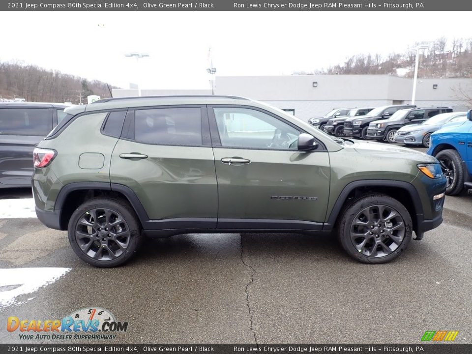 2021 Jeep Compass 80th Special Edition 4x4 Olive Green Pearl / Black Photo #7