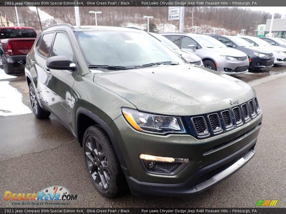 2021 Jeep Compass 80th Special Edition 4x4 Olive Green Pearl / Black Photo #8