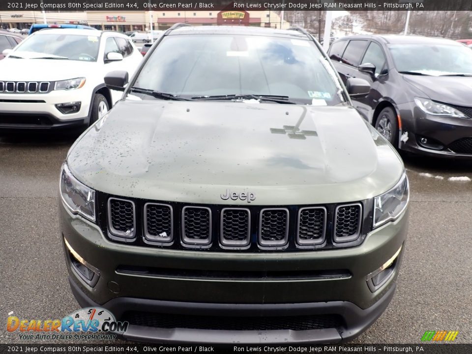 2021 Jeep Compass 80th Special Edition 4x4 Olive Green Pearl / Black Photo #9