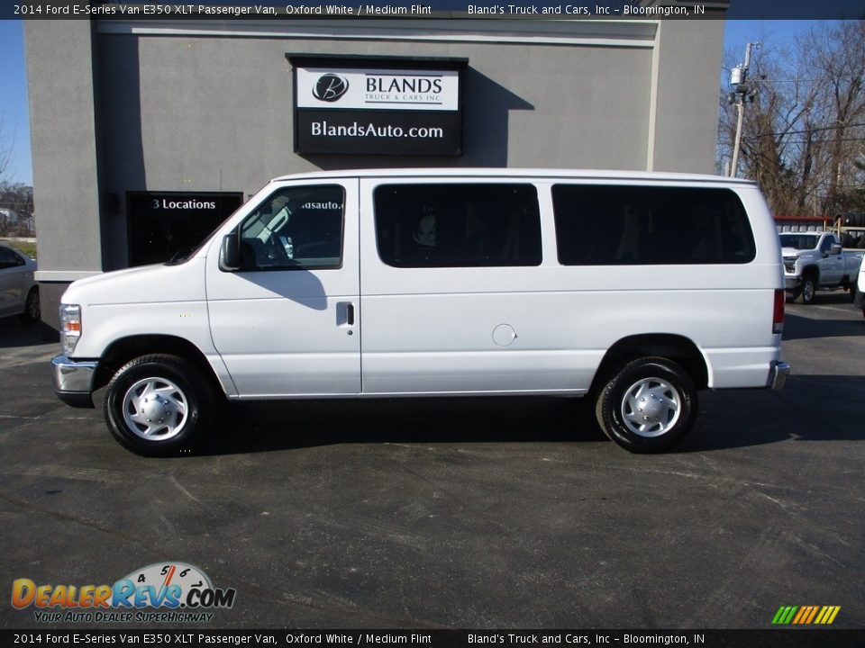 2014 Ford E-Series Van E350 XLT Passenger Van Oxford White / Medium Flint Photo #1