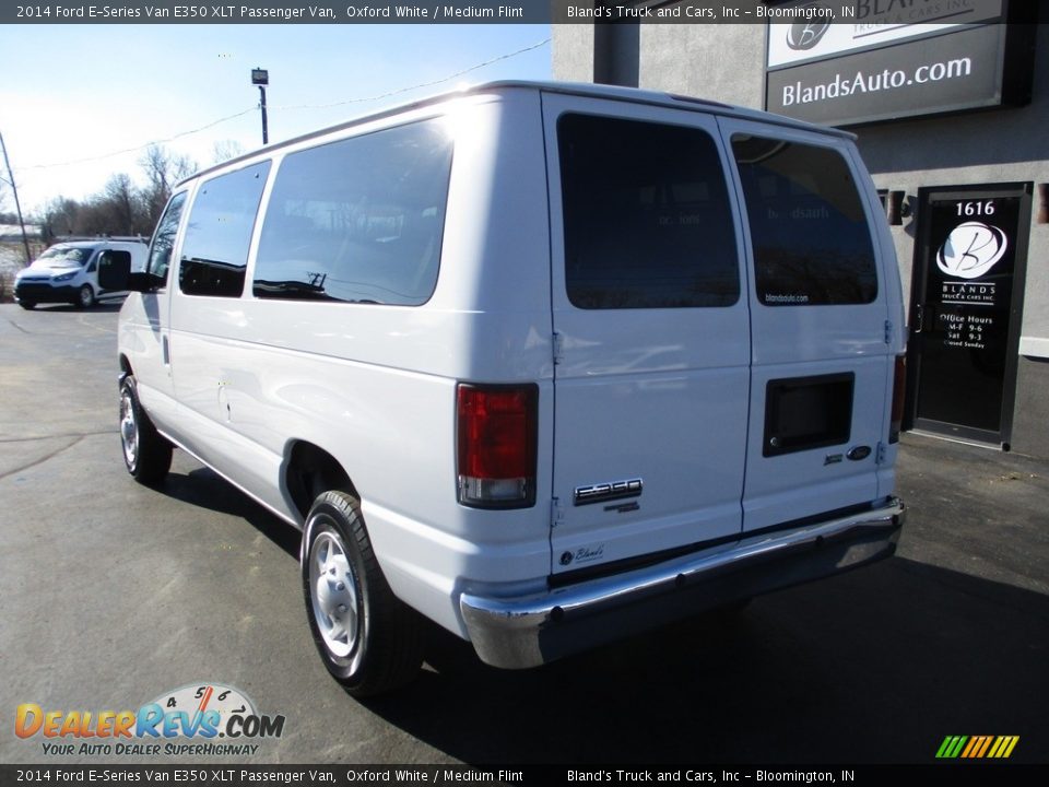 2014 Ford E-Series Van E350 XLT Passenger Van Oxford White / Medium Flint Photo #3