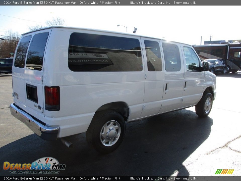 2014 Ford E-Series Van E350 XLT Passenger Van Oxford White / Medium Flint Photo #4