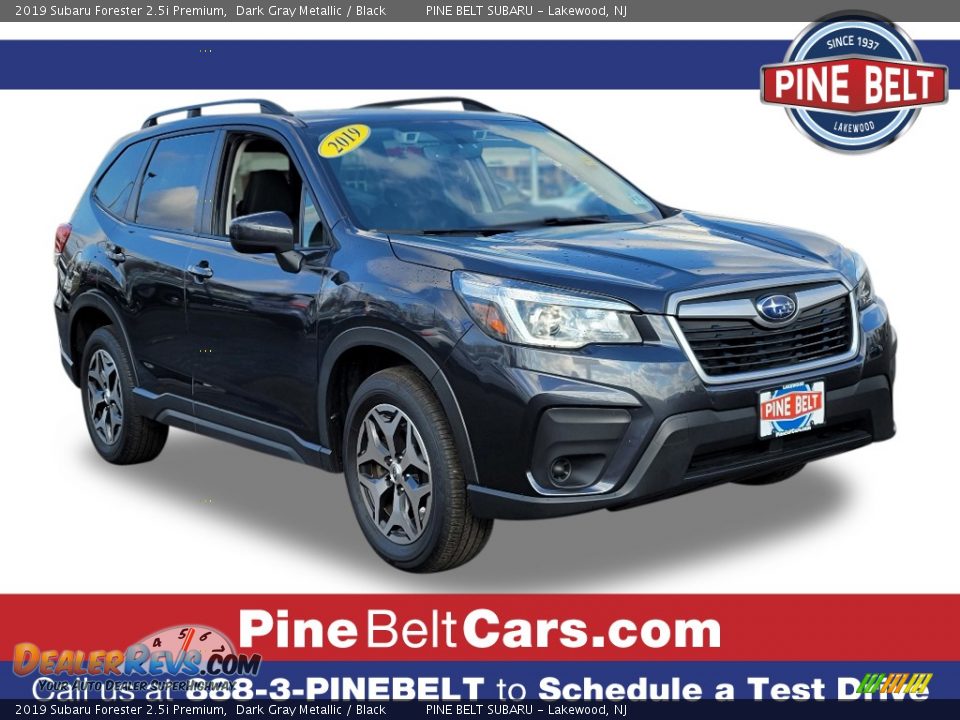 2019 Subaru Forester 2.5i Premium Dark Gray Metallic / Black Photo #1