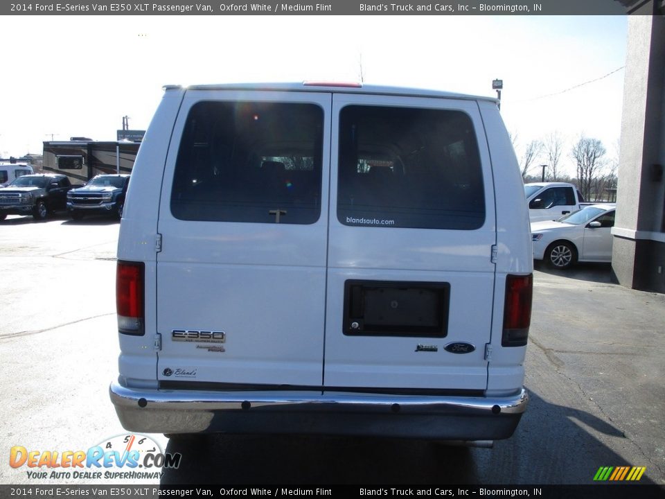 2014 Ford E-Series Van E350 XLT Passenger Van Oxford White / Medium Flint Photo #27