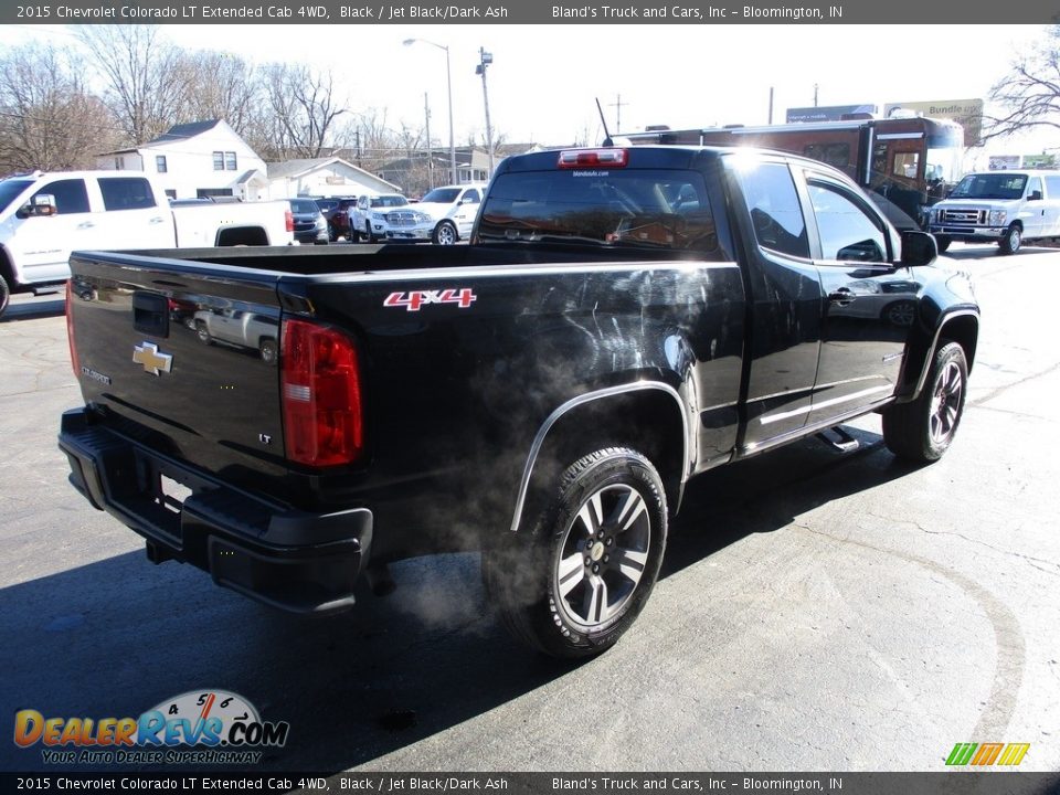 2015 Chevrolet Colorado LT Extended Cab 4WD Black / Jet Black/Dark Ash Photo #4