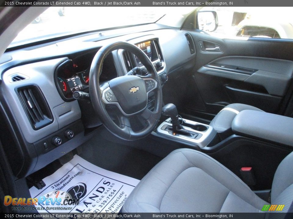 2015 Chevrolet Colorado LT Extended Cab 4WD Black / Jet Black/Dark Ash Photo #6