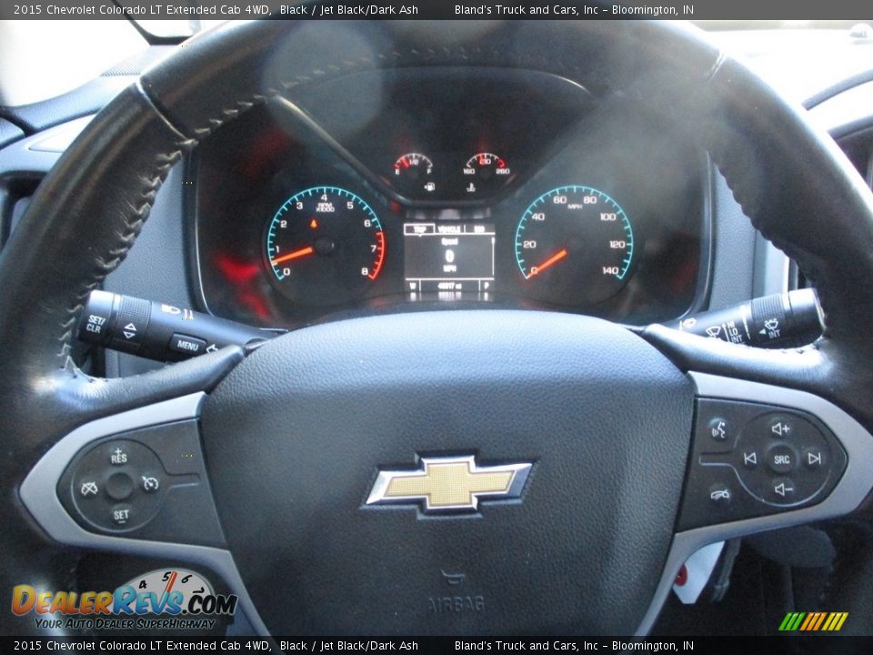 2015 Chevrolet Colorado LT Extended Cab 4WD Steering Wheel Photo #14