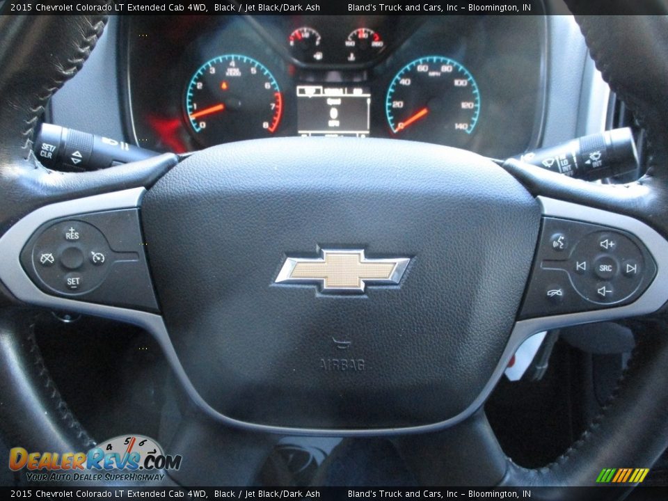 2015 Chevrolet Colorado LT Extended Cab 4WD Steering Wheel Photo #16