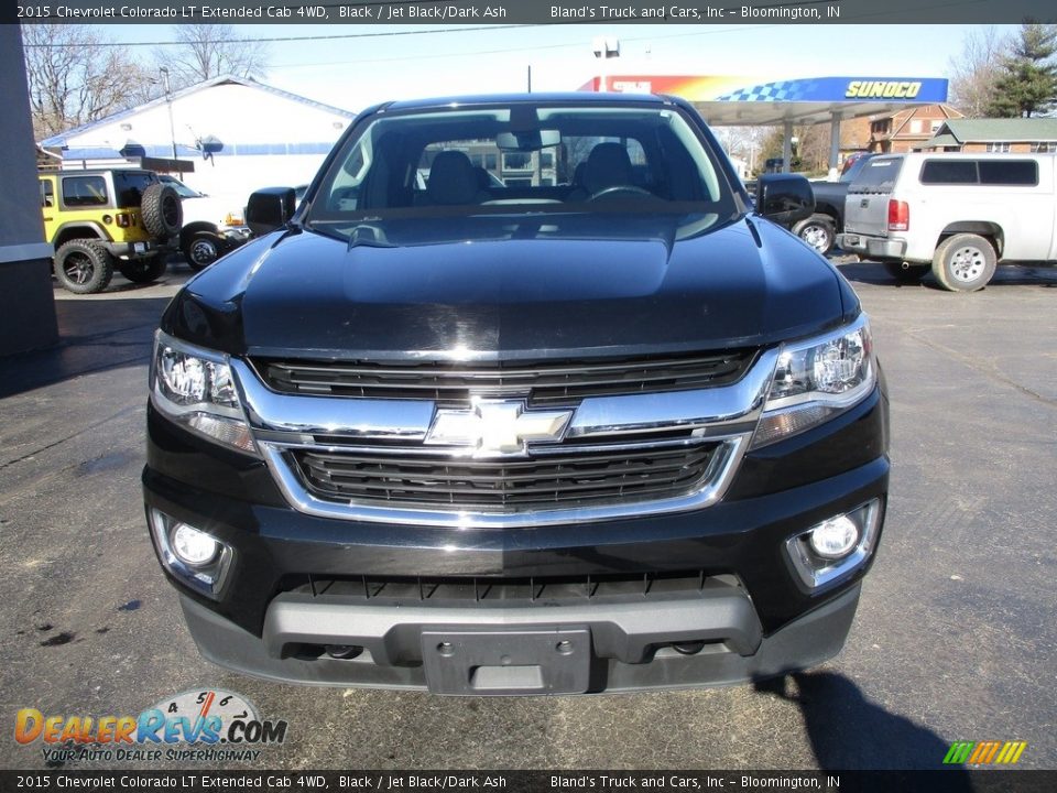 2015 Chevrolet Colorado LT Extended Cab 4WD Black / Jet Black/Dark Ash Photo #25