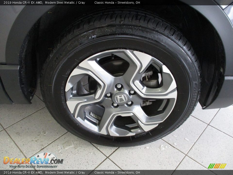 2019 Honda CR-V EX AWD Modern Steel Metallic / Gray Photo #5