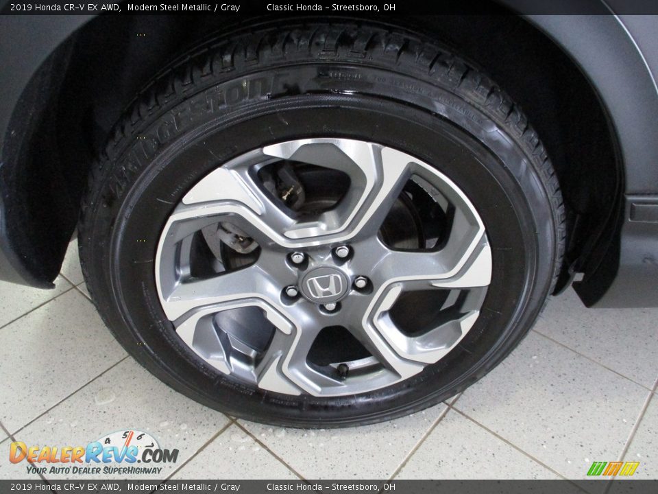 2019 Honda CR-V EX AWD Modern Steel Metallic / Gray Photo #6