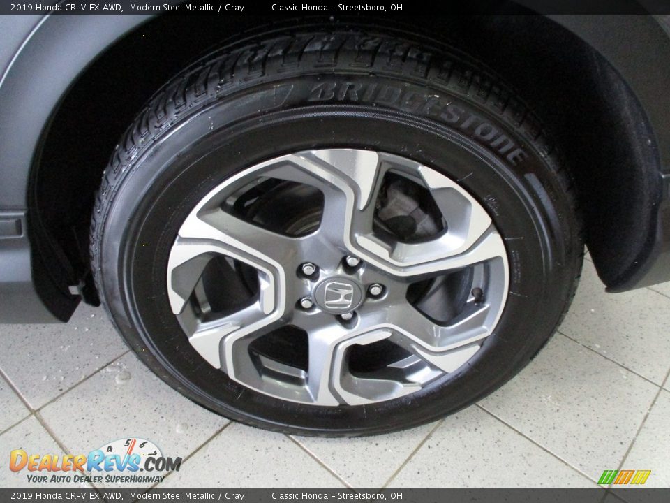 2019 Honda CR-V EX AWD Modern Steel Metallic / Gray Photo #11