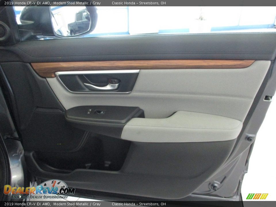 2019 Honda CR-V EX AWD Modern Steel Metallic / Gray Photo #14