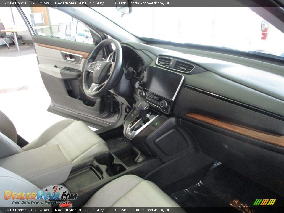2019 Honda CR-V EX AWD Modern Steel Metallic / Gray Photo #15