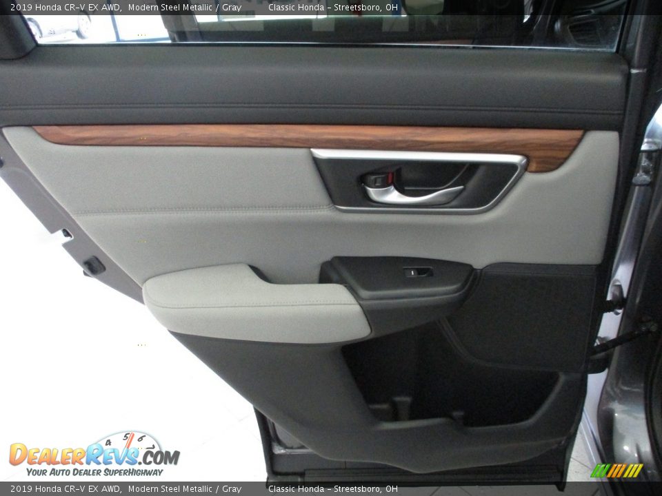2019 Honda CR-V EX AWD Modern Steel Metallic / Gray Photo #23