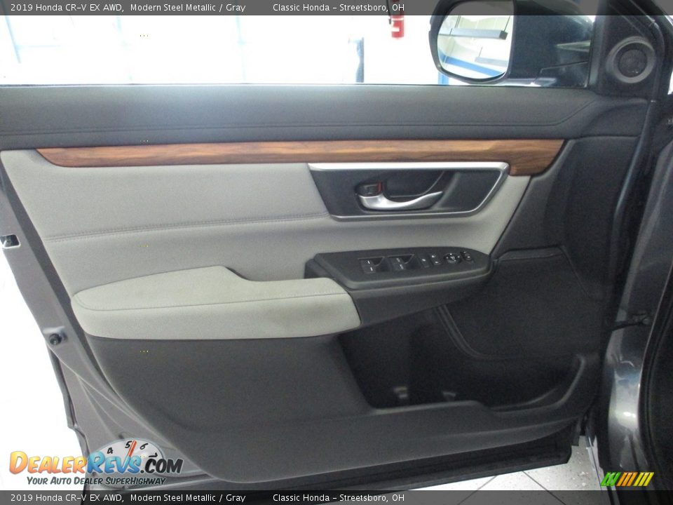2019 Honda CR-V EX AWD Modern Steel Metallic / Gray Photo #27