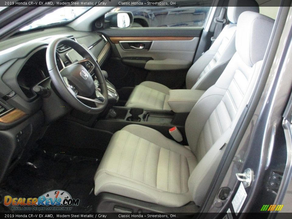 2019 Honda CR-V EX AWD Modern Steel Metallic / Gray Photo #29