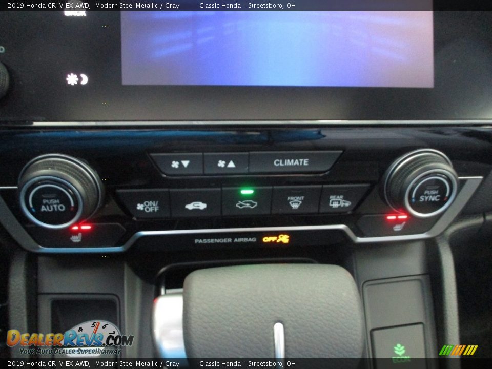 2019 Honda CR-V EX AWD Modern Steel Metallic / Gray Photo #36