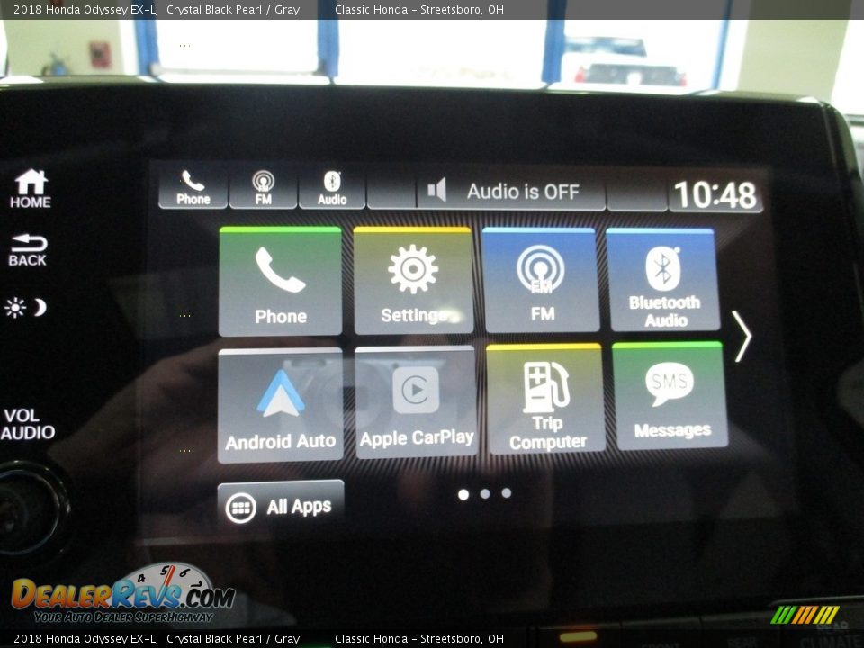 2018 Honda Odyssey EX-L Crystal Black Pearl / Gray Photo #36