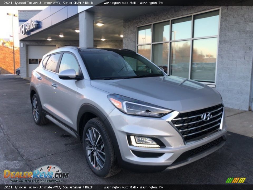 2021 Hyundai Tucson Ulitimate AWD Stellar Silver / Black Photo #1