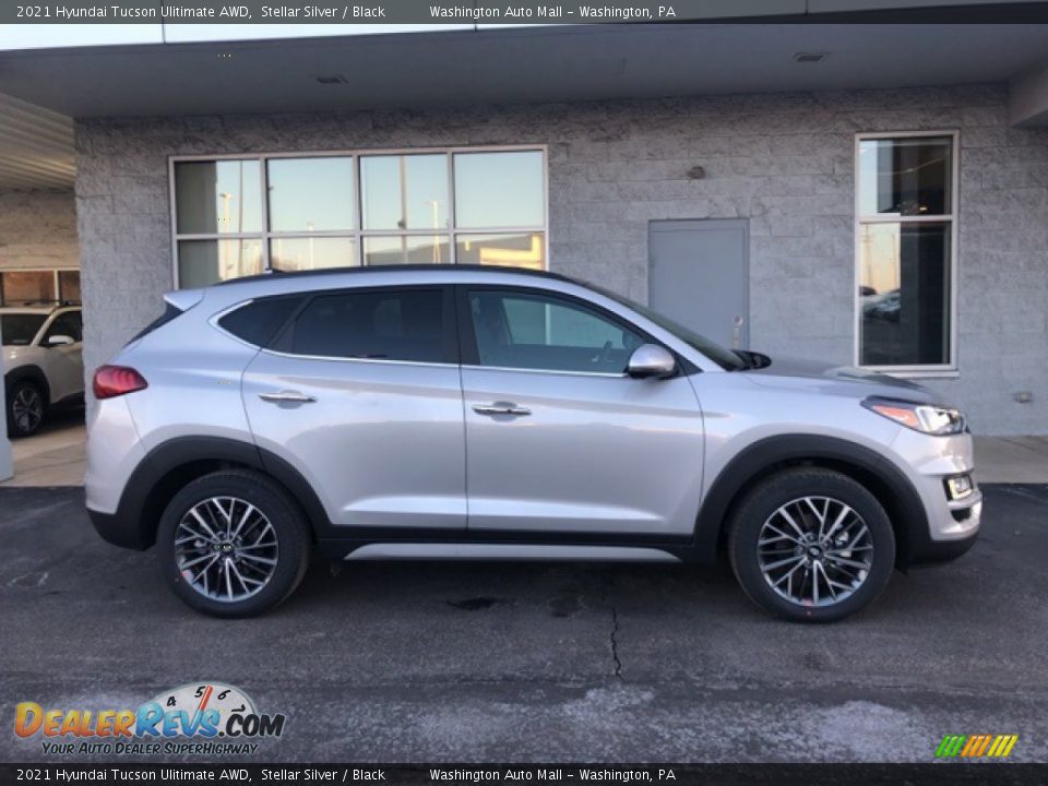 2021 Hyundai Tucson Ulitimate AWD Stellar Silver / Black Photo #2