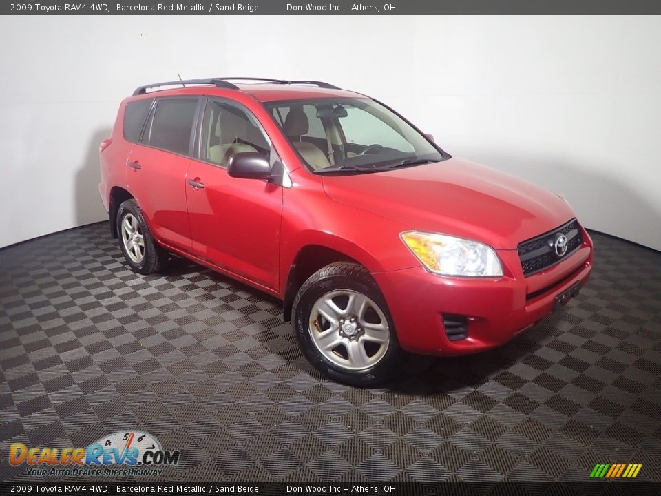 2009 Toyota RAV4 4WD Barcelona Red Metallic / Sand Beige Photo #2