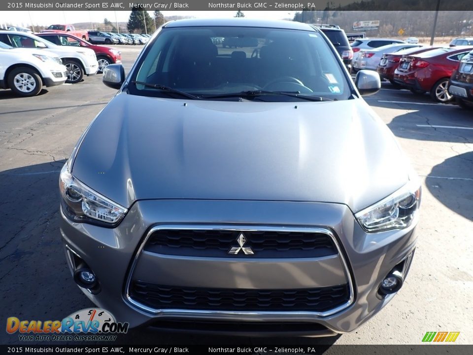 2015 Mitsubishi Outlander Sport ES AWC Mercury Gray / Black Photo #3