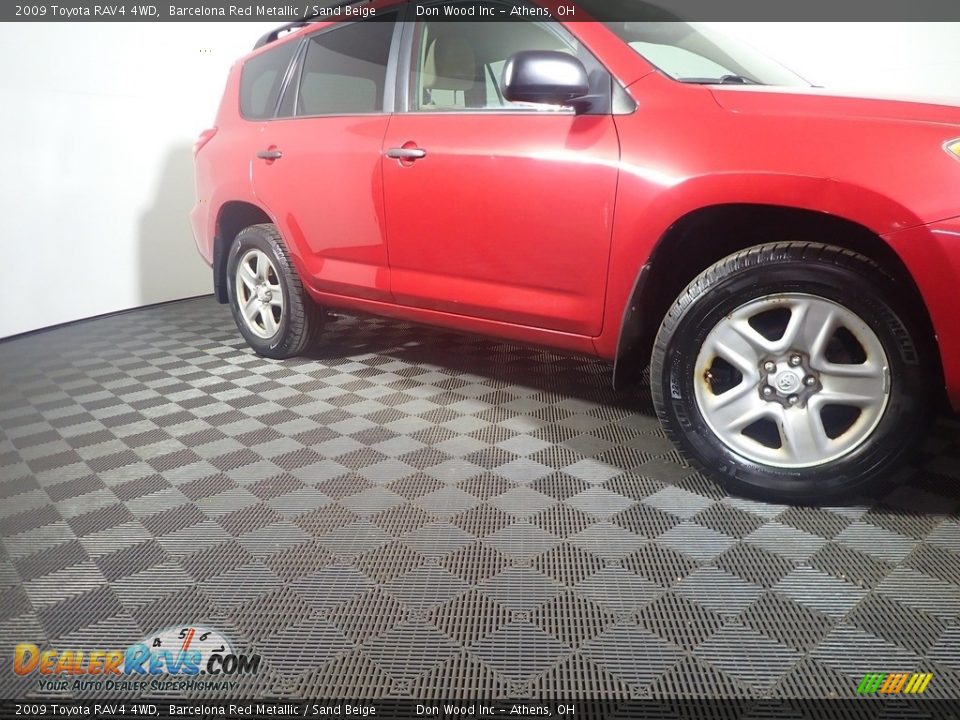 2009 Toyota RAV4 4WD Barcelona Red Metallic / Sand Beige Photo #3
