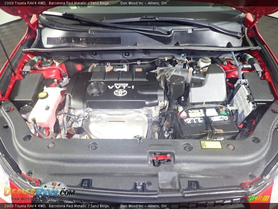 2009 Toyota RAV4 4WD Barcelona Red Metallic / Sand Beige Photo #6
