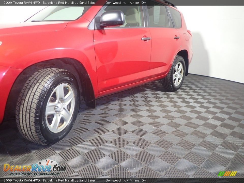 2009 Toyota RAV4 4WD Barcelona Red Metallic / Sand Beige Photo #9