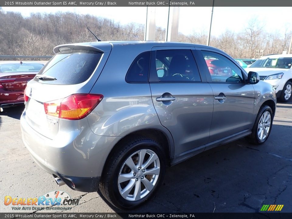 2015 Mitsubishi Outlander Sport ES AWC Mercury Gray / Black Photo #9