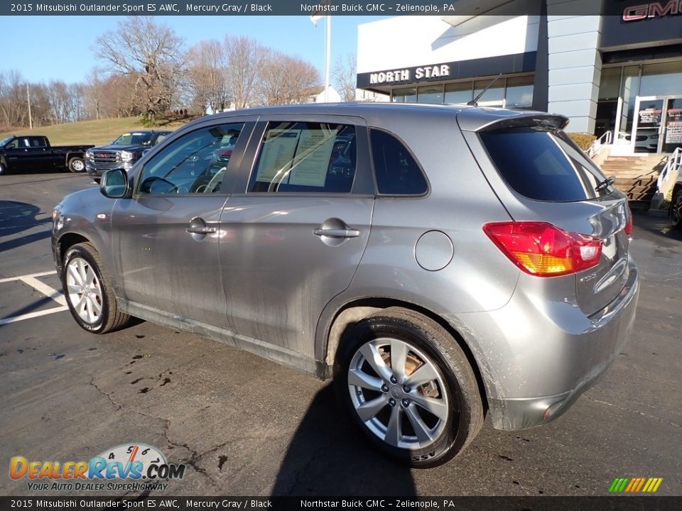 2015 Mitsubishi Outlander Sport ES AWC Mercury Gray / Black Photo #12