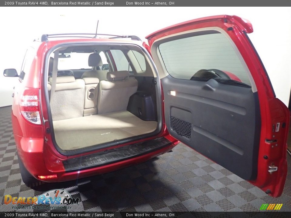 2009 Toyota RAV4 4WD Barcelona Red Metallic / Sand Beige Photo #13