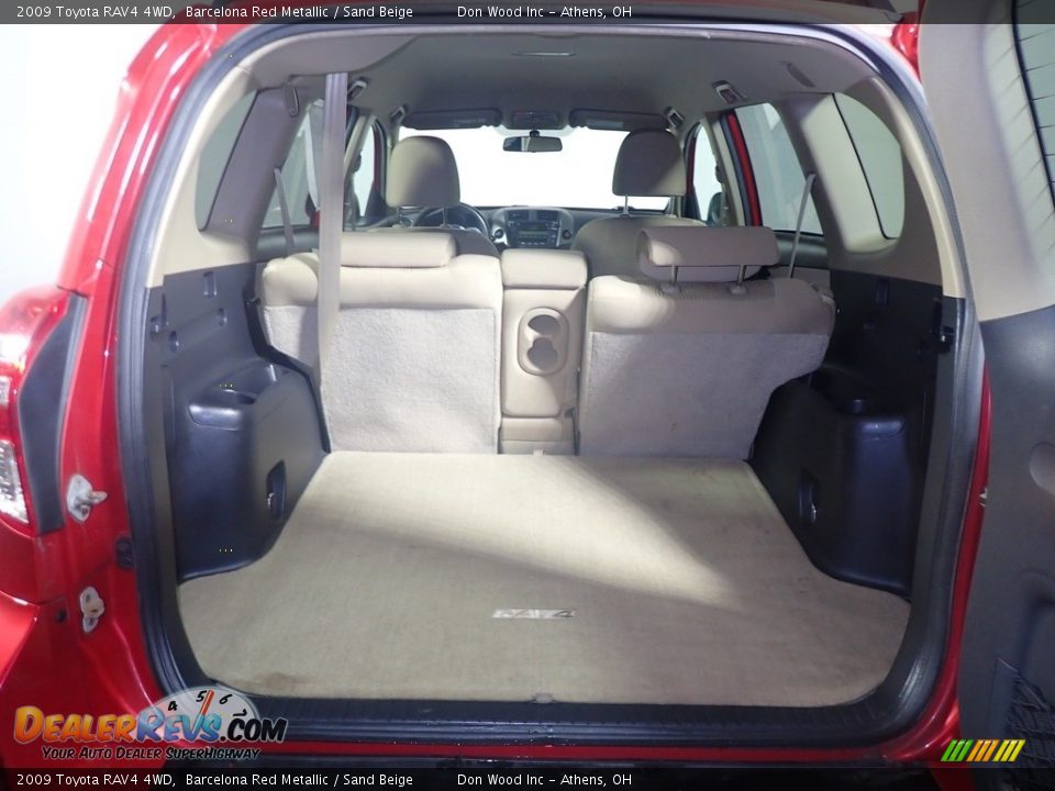 2009 Toyota RAV4 4WD Barcelona Red Metallic / Sand Beige Photo #14