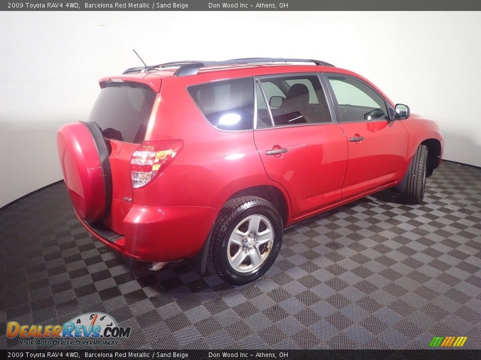 2009 Toyota RAV4 4WD Barcelona Red Metallic / Sand Beige Photo #16