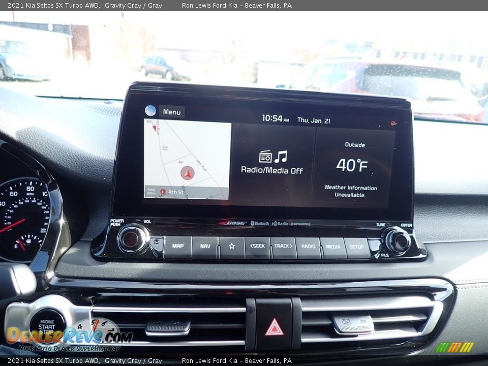 2021 Kia Seltos SX Turbo AWD Gravity Gray / Gray Photo #17