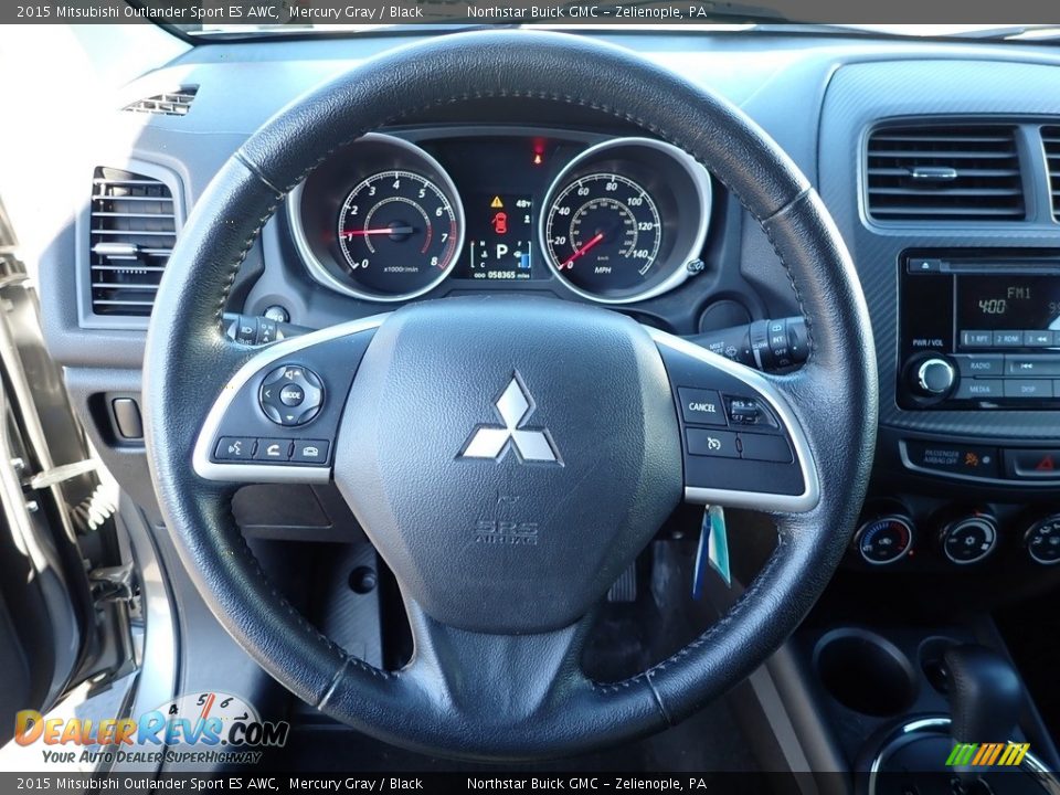 2015 Mitsubishi Outlander Sport ES AWC Steering Wheel Photo #22