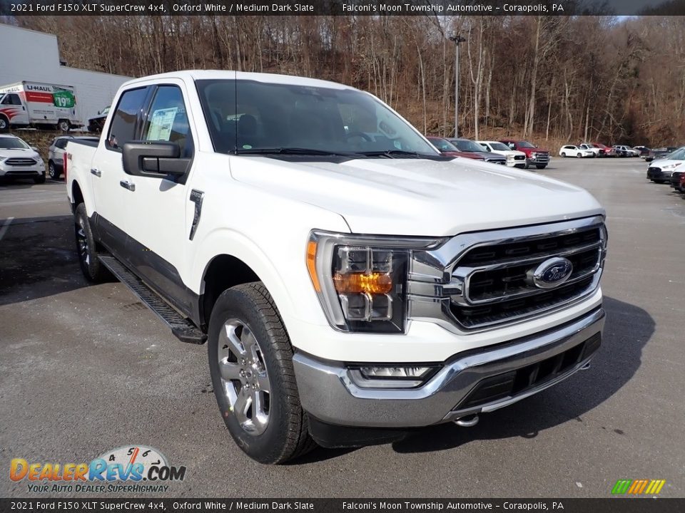 2021 Ford F150 XLT SuperCrew 4x4 Oxford White / Medium Dark Slate Photo #2